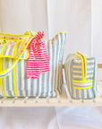 The Travel Tote | Mykonos Blue - Bombaby