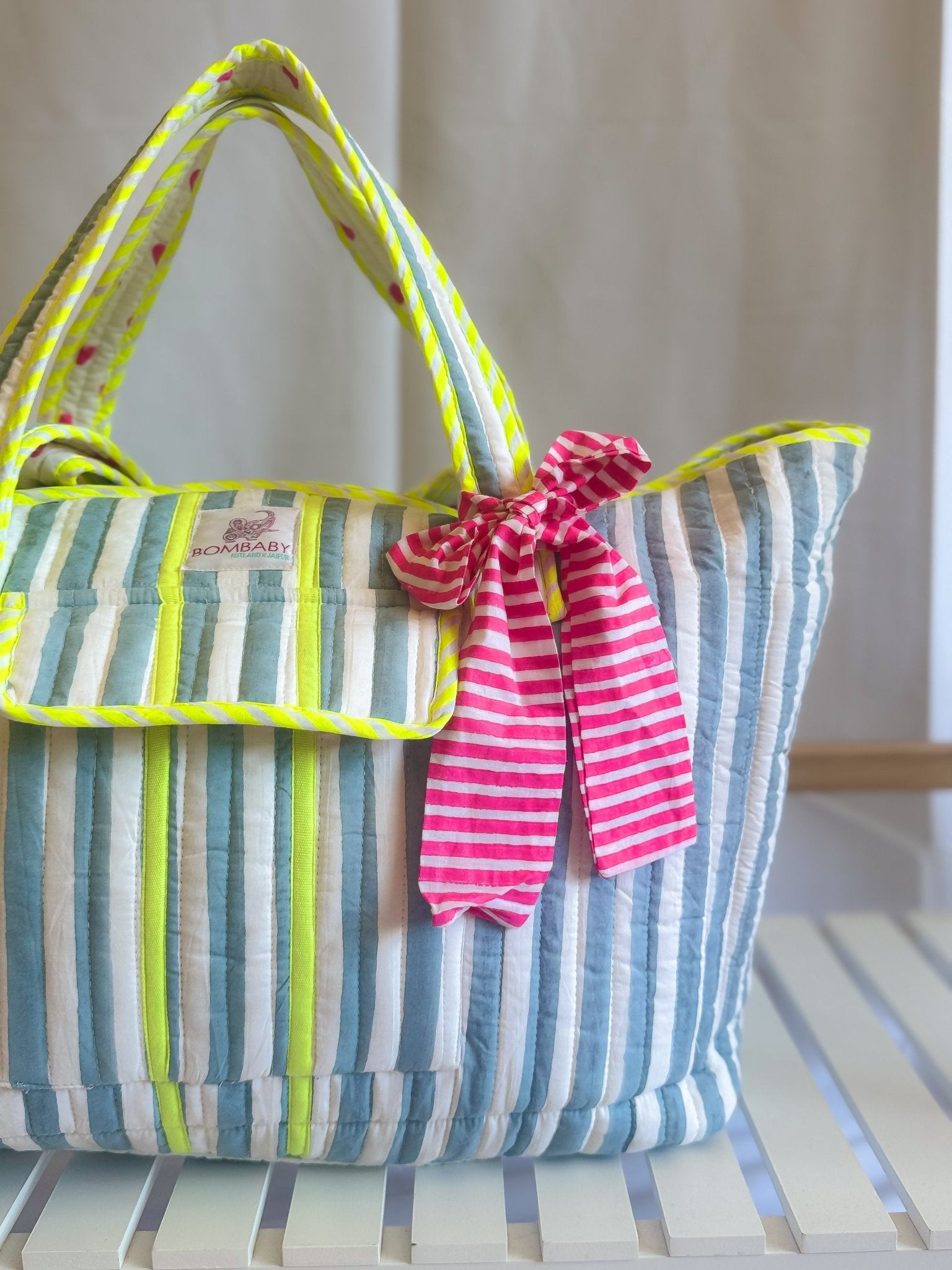 The Travel Tote | Mykonos Blue - Bombaby