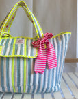 The Travel Tote | Mykonos Blue - Bombaby