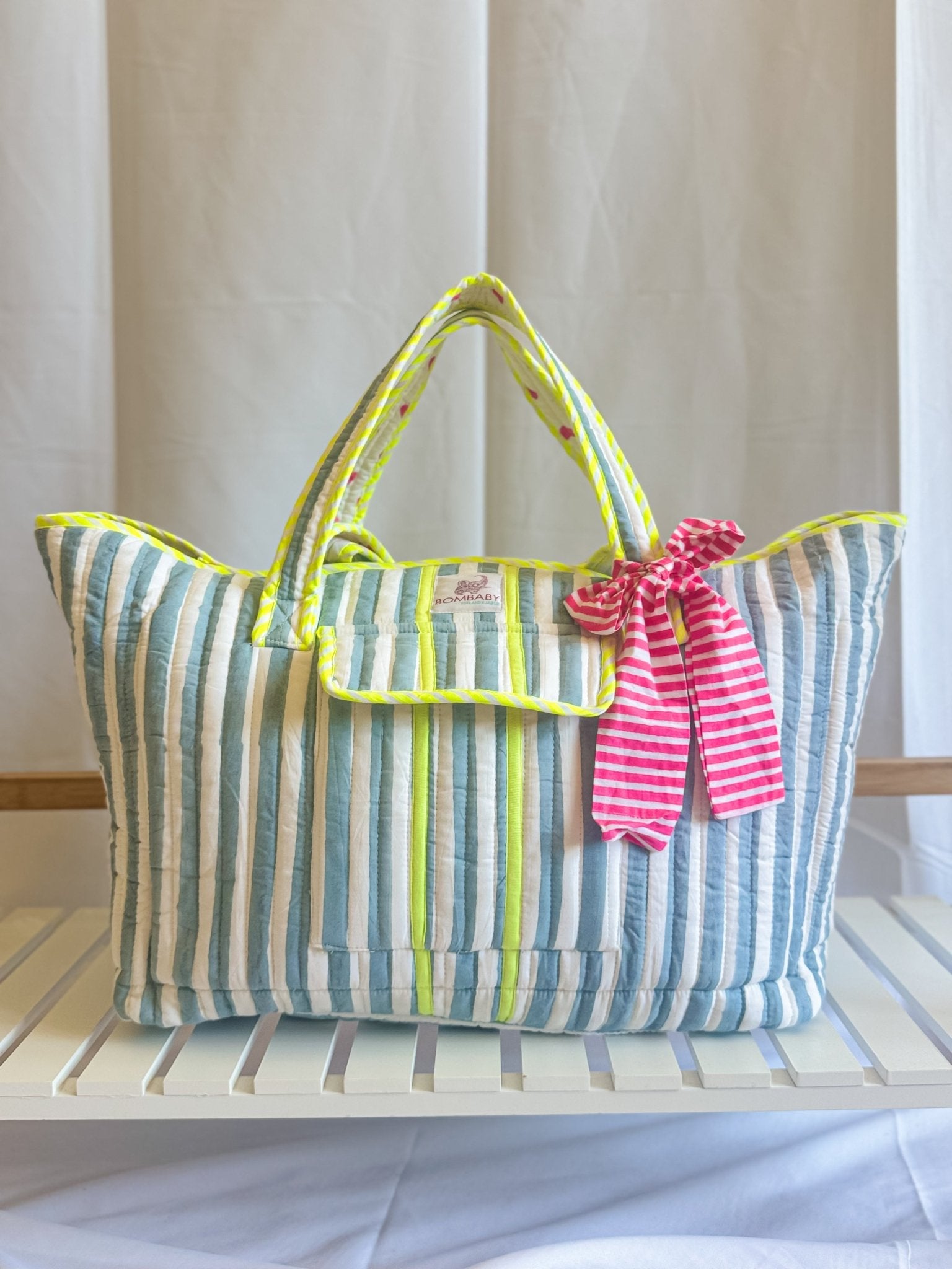 The Travel Tote | Mykonos Blue - Bombaby