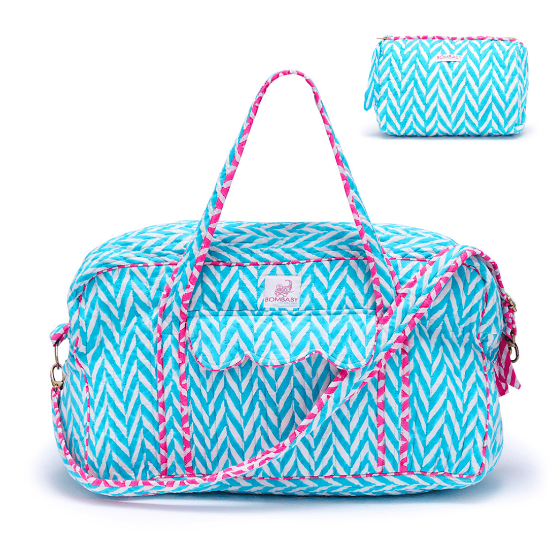 The Voyager Travel Set | Malibu Blue - Bombaby