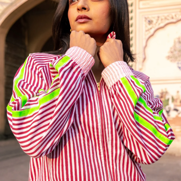 Twill Full - Zip Jacket | Merlot PRE - ORDER - Bombaby