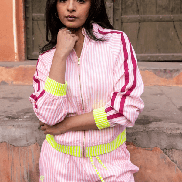 Twill Full - Zip Jacket | Rose PRE - ORDER - Bombaby