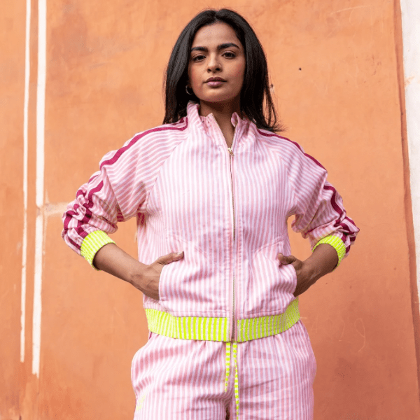 Twill Full - Zip Jacket | Rose PRE - ORDER - Bombaby