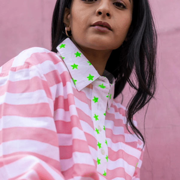 Twill Rugby Blouse | Rose PRE - ORDER - Bombaby