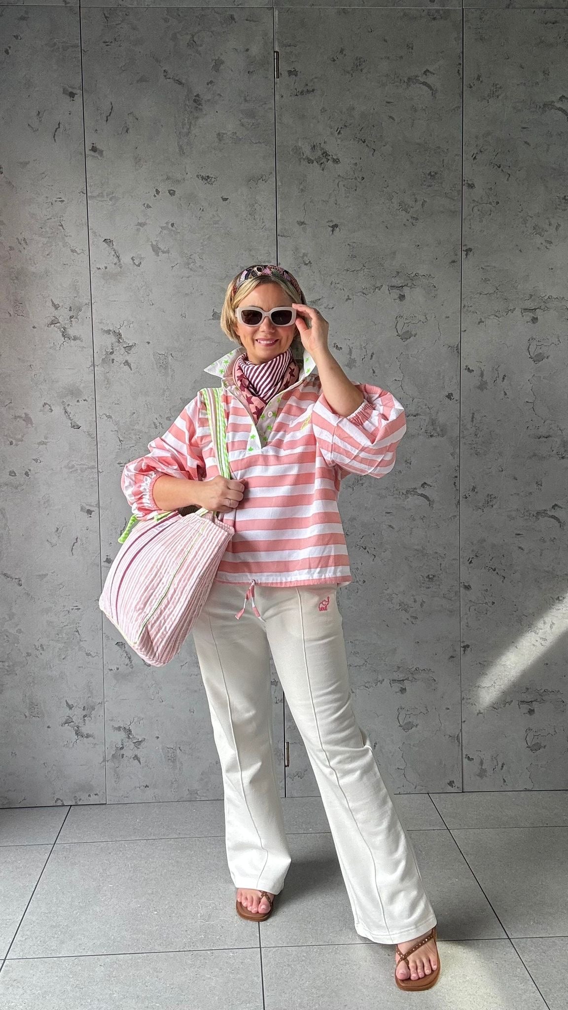 Twill Rugby Blouse | Rose - Bombaby