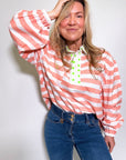 Twill Rugby Blouse | Rose - Bombaby