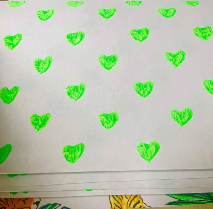 Block Print Wrapping Paper | 2 Sheets - Bombaby