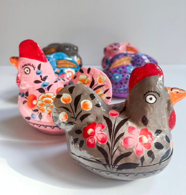 Easter Hen| Decorative Trinket Box - Bombaby