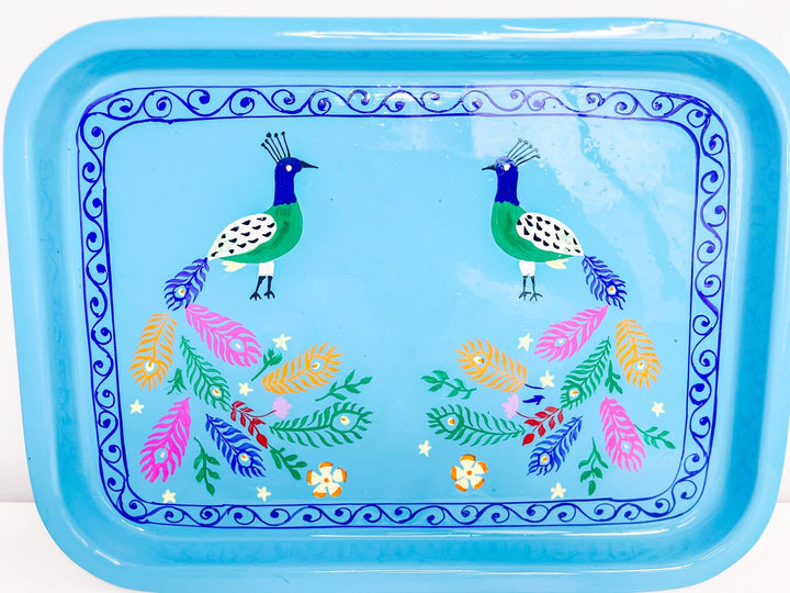 Enamel Tray | Magical Peacock - Bombaby