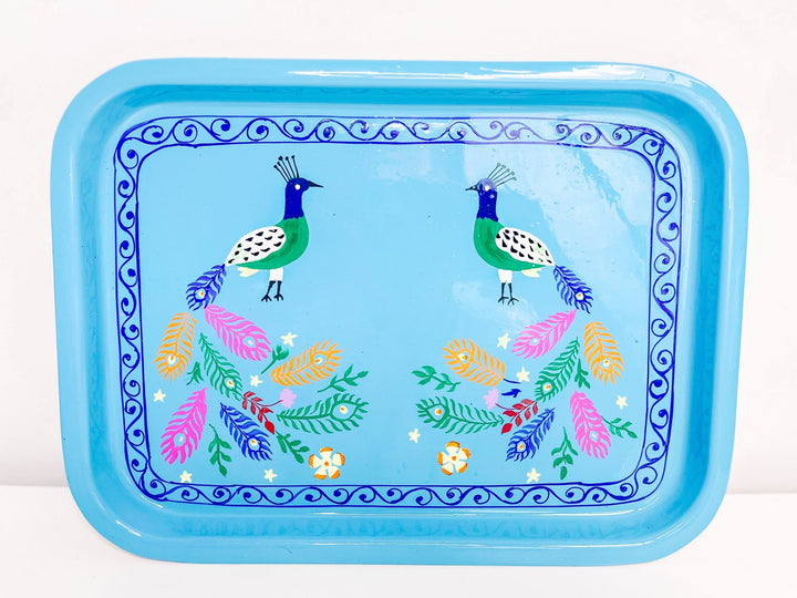 Enamel Tray | Magical Peacock - Bombaby