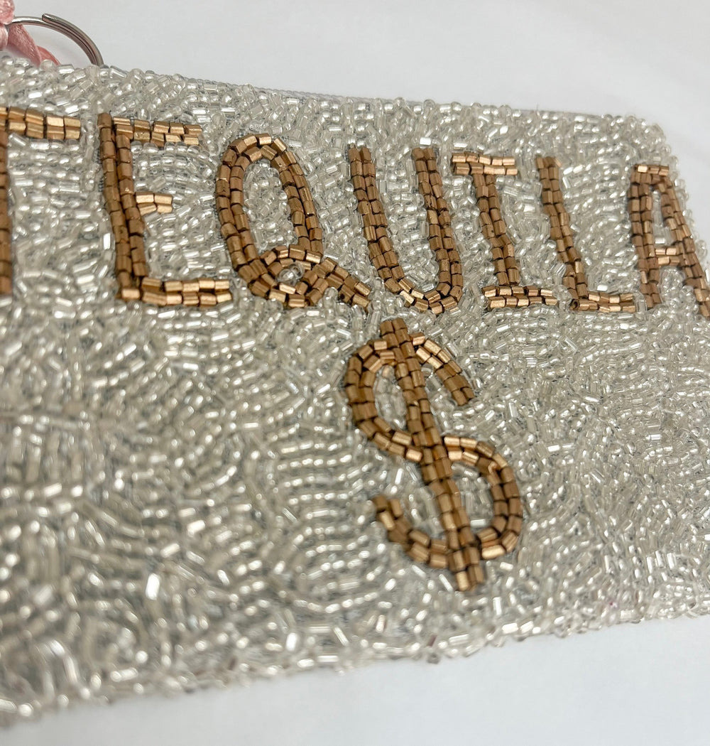 Handmade Beaded Purse | Tequila $ - Bombaby