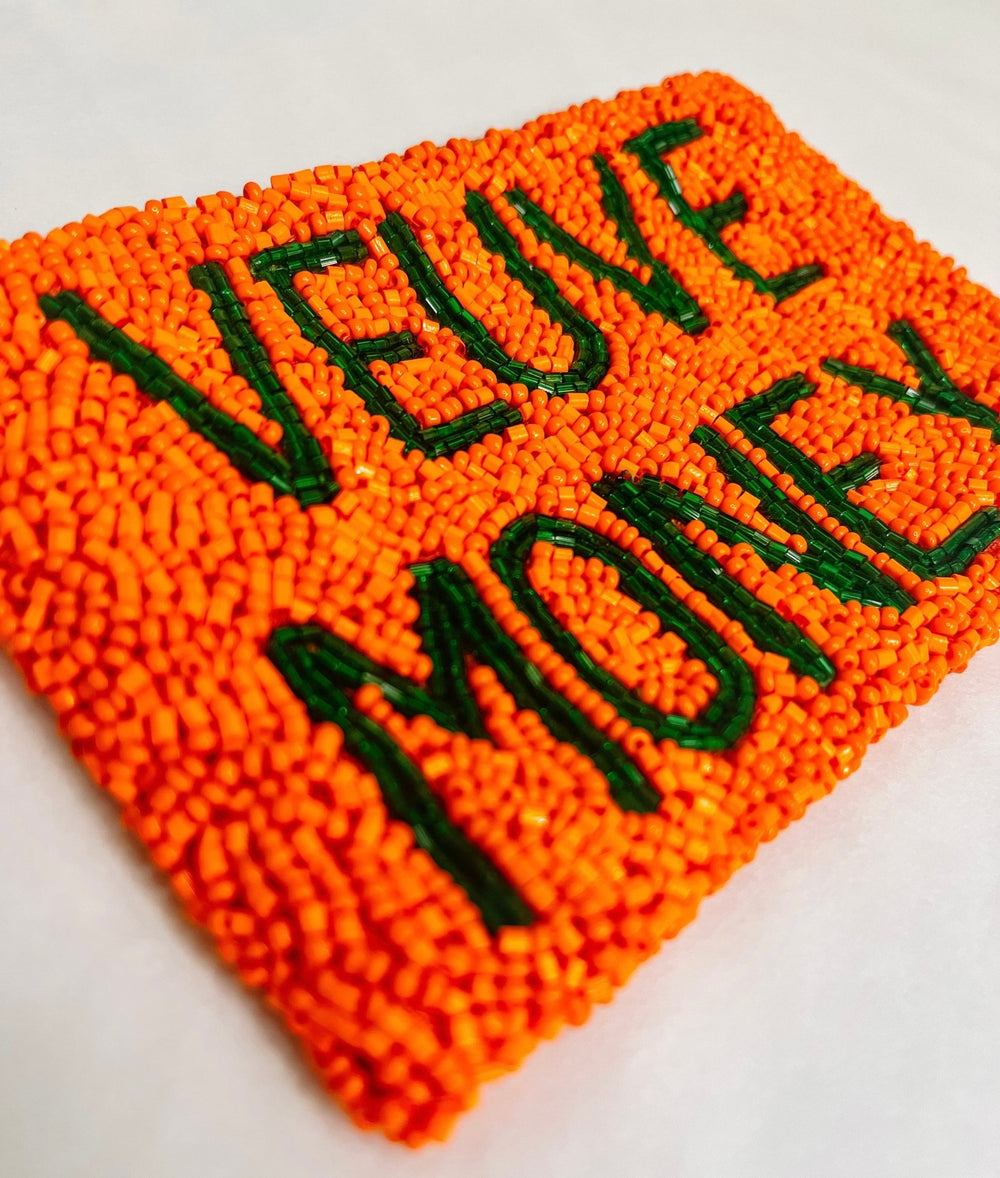 Handmade Beaded Purse | VEUVE MONEY - Bombaby