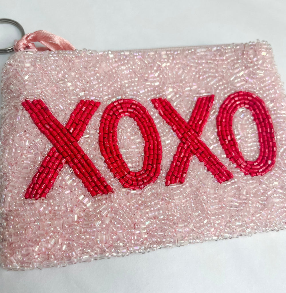Handmade Beaded Purse | XOXO - Bombaby
