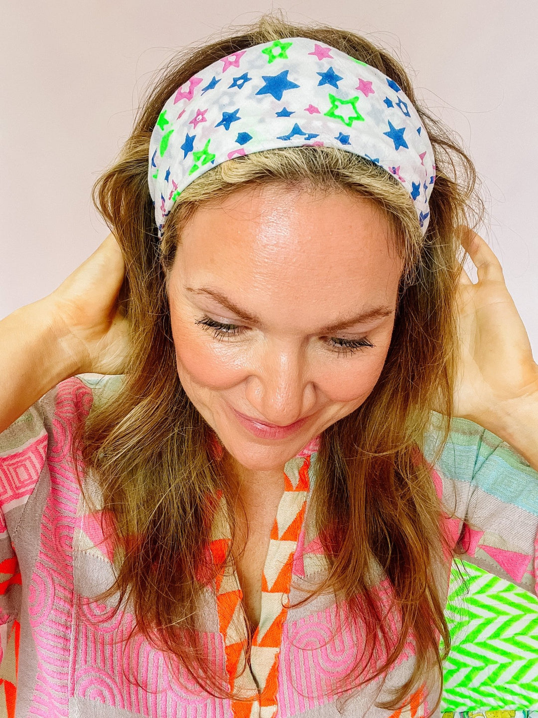 Handmade Block Print Headband | Bandana - Bombaby