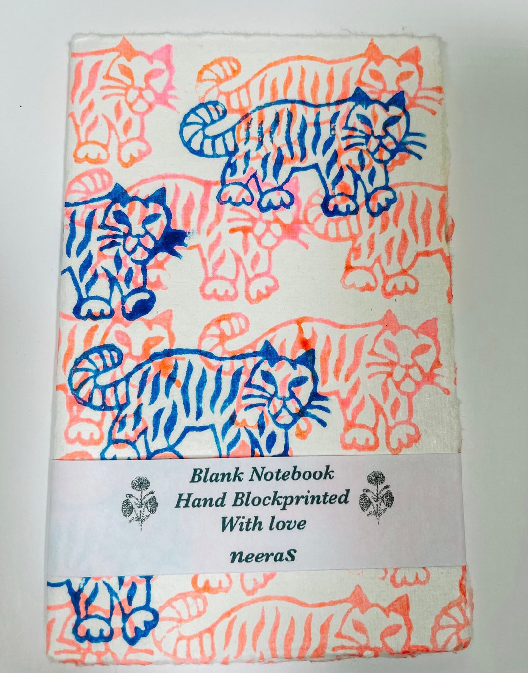 Handmade Block Print Notebook - Bombaby