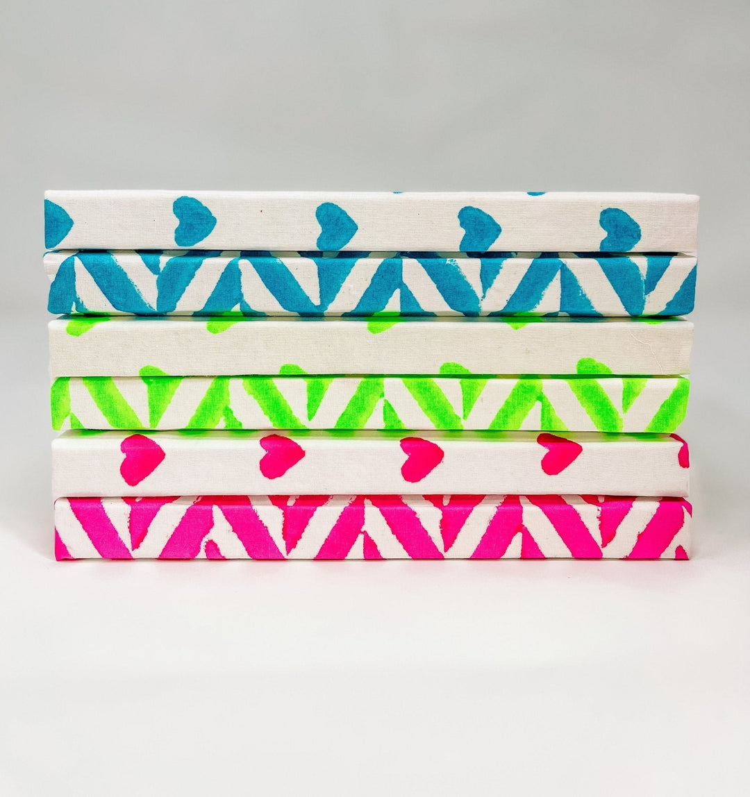 Handmade Block Print Notebooks | SECONDS - Bombaby