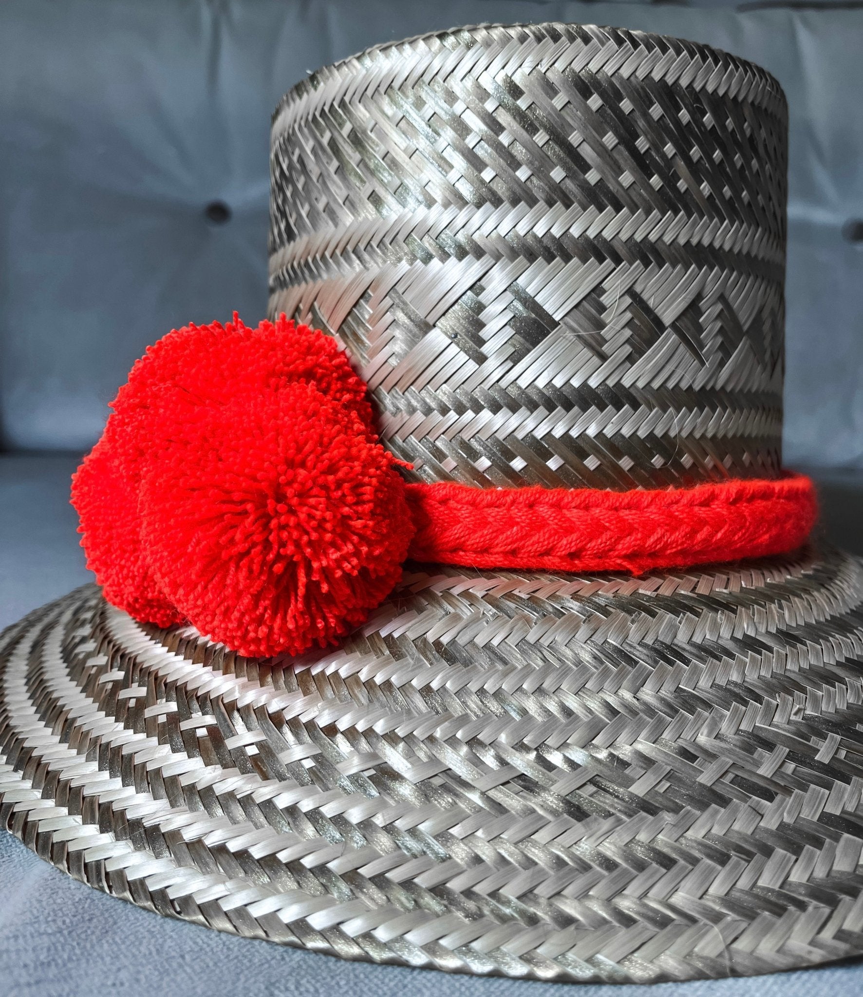 Handwoven Pompom Hat Bands - Bombaby