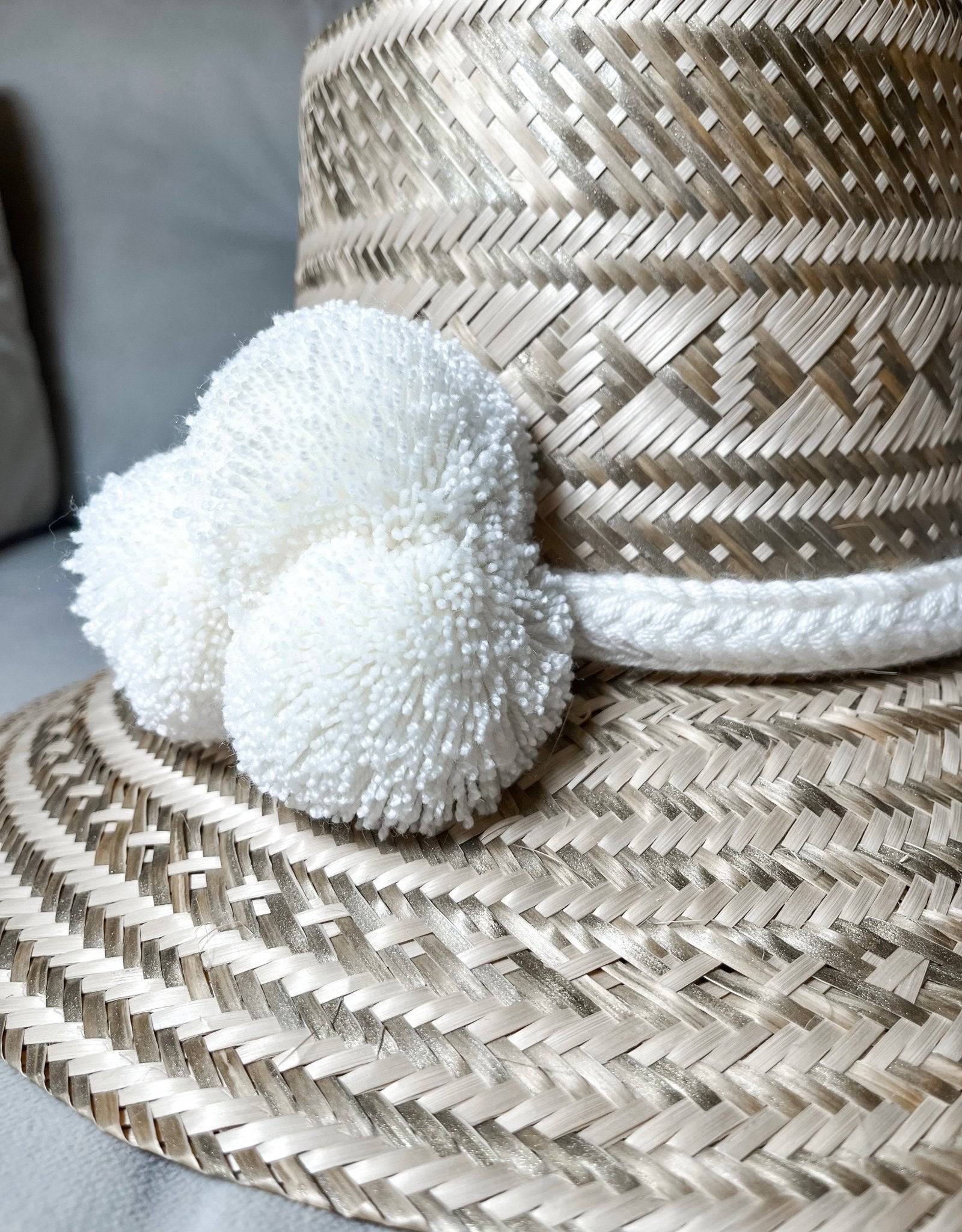 Handwoven Pompom Hat Bands - Bombaby