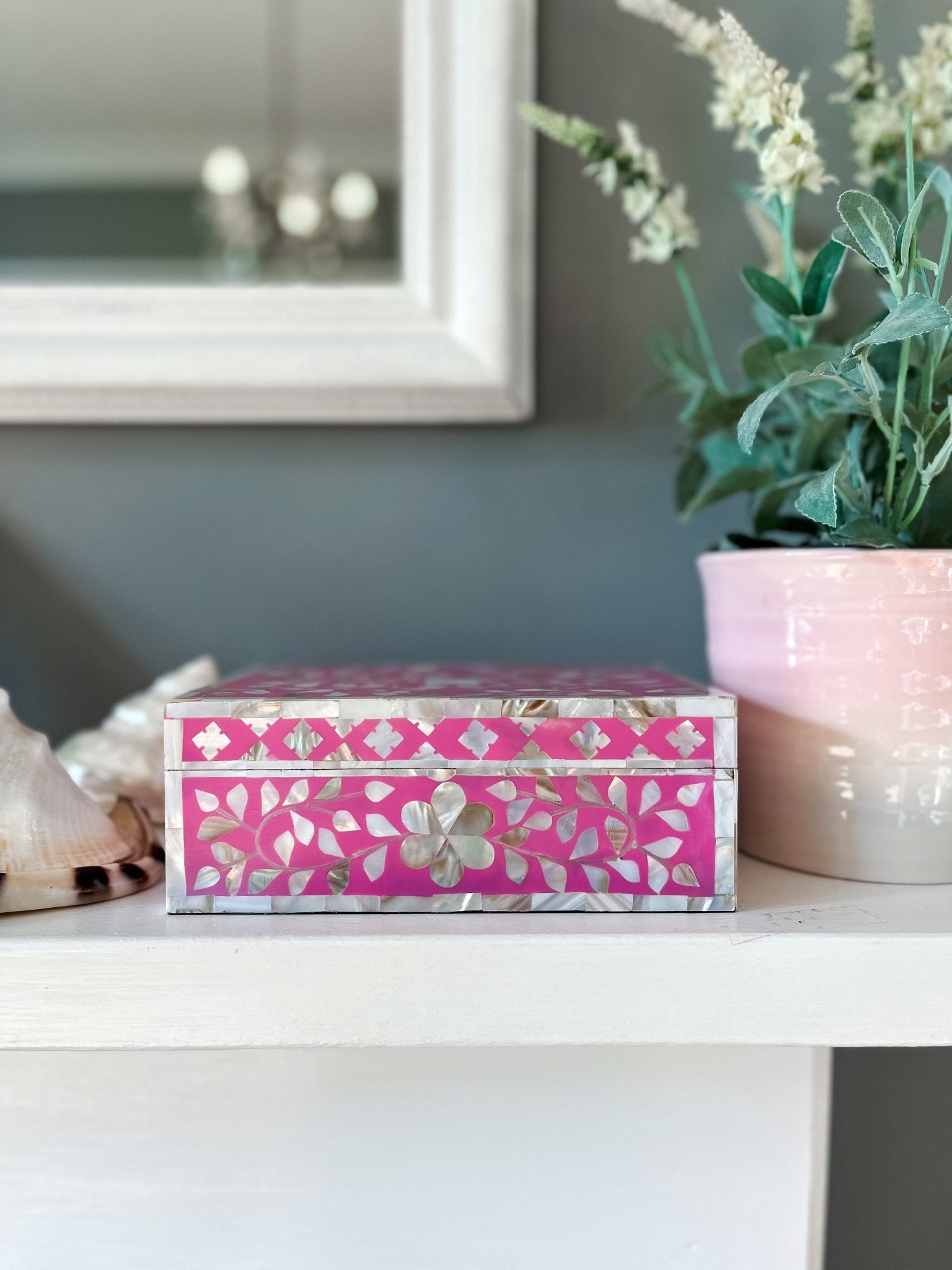 Mother of Pearl Jewellery Box