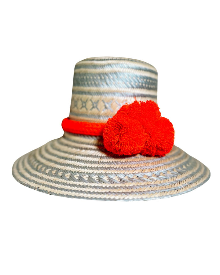 The Dahlia | Handmade Wayuu Pompom Hat - Bombaby